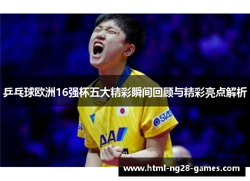 乒乓球欧洲16强杯五大精彩瞬间回顾与精彩亮点解析 乒乓球欧洲16强杯五大精彩瞬间回顾与精彩亮点解析